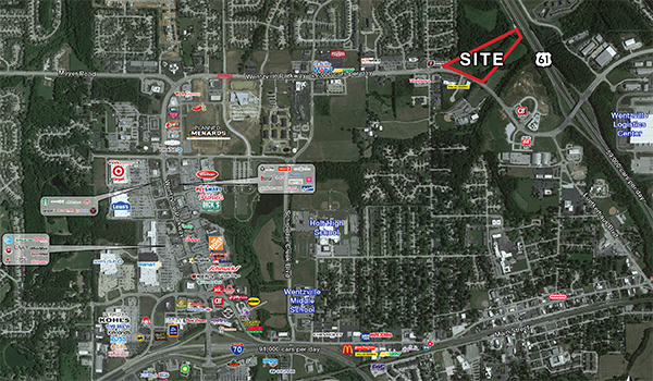 photo of site near highway 61.